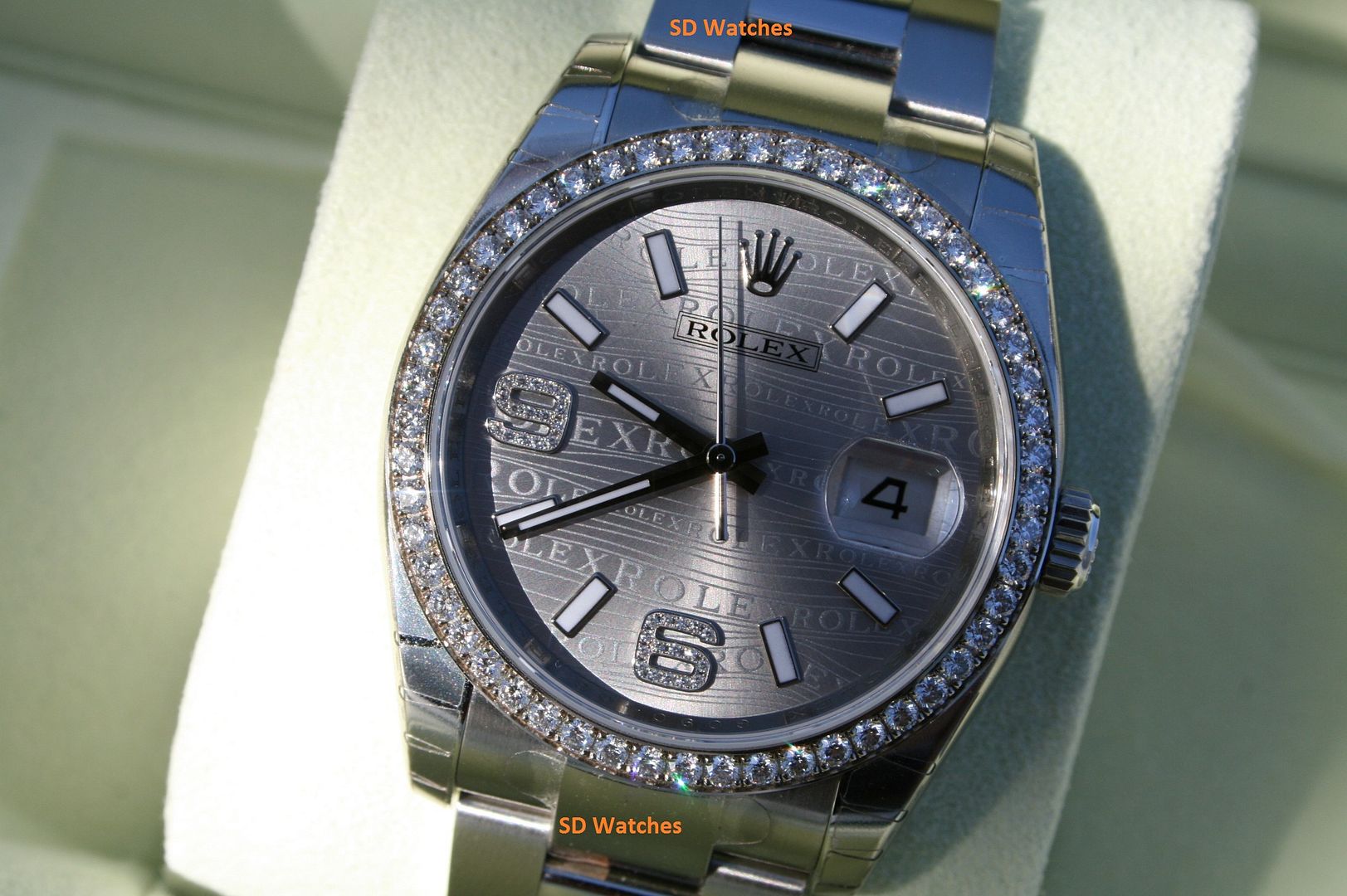 diamond dial rolex